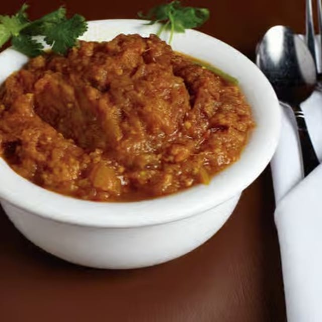 Eggplant Bhartha.