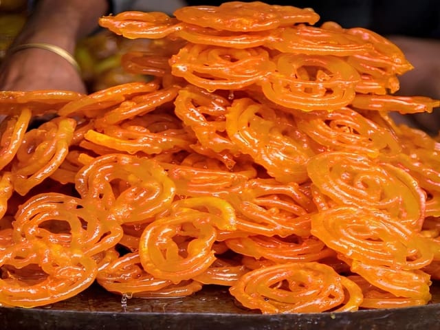 Jalebi - 1 Pound.